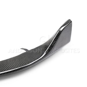 Ford Mustang Bumper Insert - Front - Anderson Composites - 3K, 2X2 Twill Weave - Carbon Fiber - `15-`20